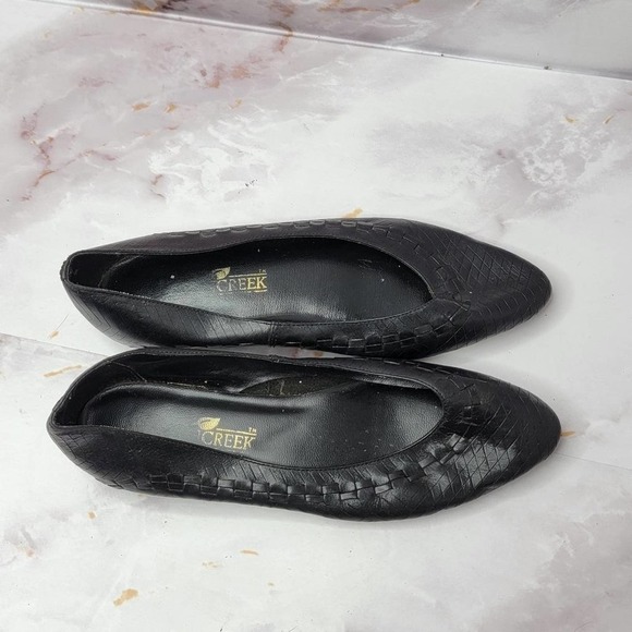 CABIN Creek Women’s Black Leather Flats size 6 - Picture 12 of 16